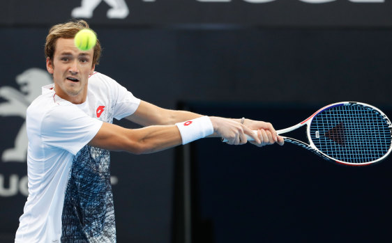 Big-match player: Reigning Sydney International champion Daniil Medvedev moved a step closer to adding the Brisbane title to his resume.