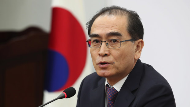 Thae Yong-ho, a former minister at the North Korean Embassy in London, defected to South Korea in 2016.