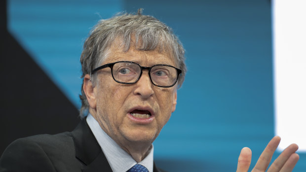 The target of conspiracy theories: Philanthropist Bill Gates.