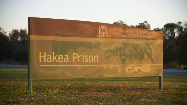 Hakea prison, where an inmate was bashed last Wednesday.