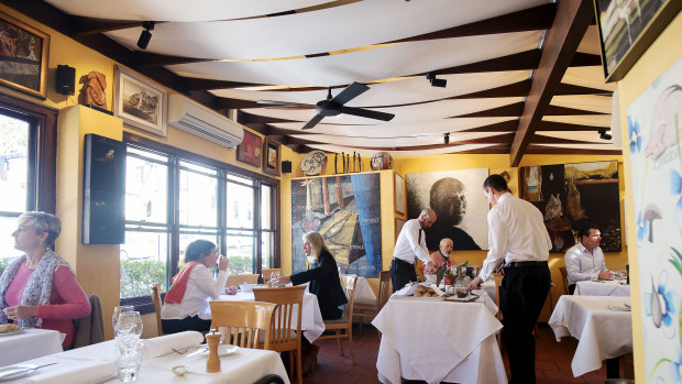 A regular haunt of Sydney's arty folk, the walls of Lucio's are lined with paintings by its famous regulars.