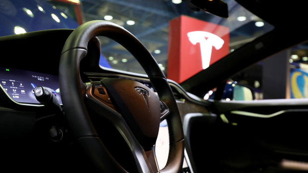 Tesla accounted for about 70 per cent of EV sales in Australia last year.