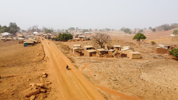 The town of Gban, Talensi, where the Shaanxi mine is located.