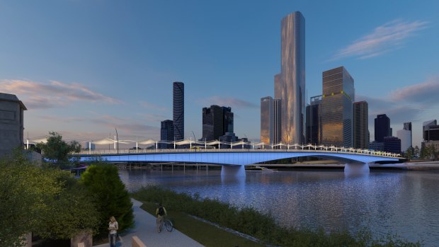 Brisbane City Council plans to build shade structures across the Victoria Bridge.