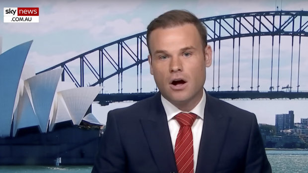 Taylor Auerbach back on Sky News Australia earlier this year.