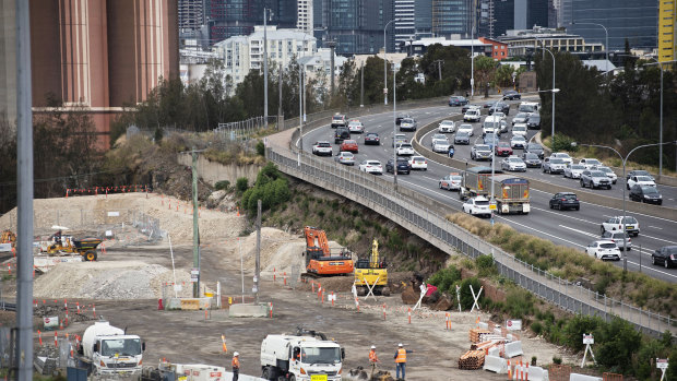 The government will consider selling its remaining share in the WestConnex motorway, which is still under construction.