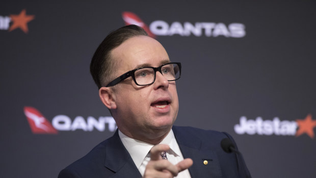 Qantas boss Alan Joyce says Australians could still be travelling by October. 