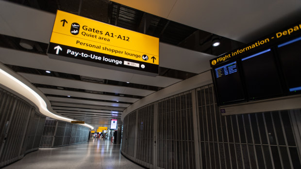 Going nowhere: Heathrow Airport in London, UK. 