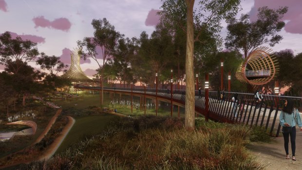 A canopy walk was one of many suggestions for Victoria Park's  revamp.