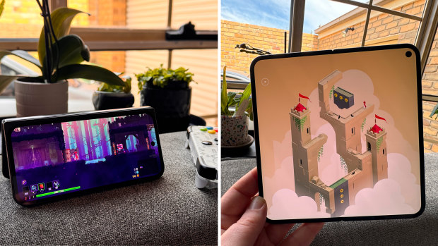 Square is a kooky shape for traditional games, but it works well for those made with tablets in mind.