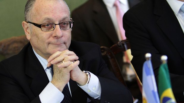 Argentina's Foreign Minister Jorge Faurie attends a meeting at the Itamaraty Palace, in Brasilia, Brazil in 2017. 