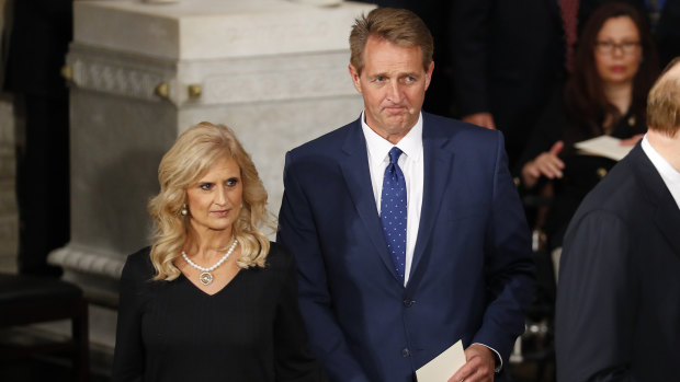 Republican Senator Jeff Flake is calling for the nomination process to be delayed in the light of the allegations.