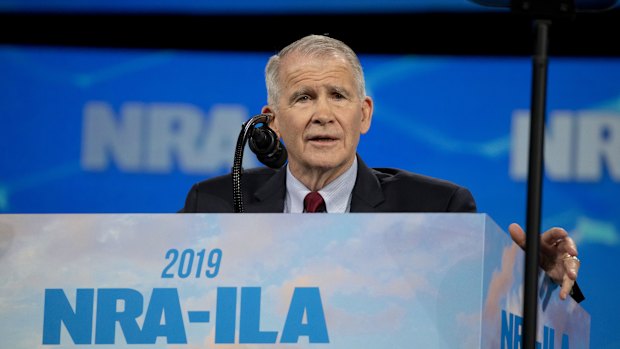 President of the National Rifle Association Oliver North says he will not serve a second term in the job.