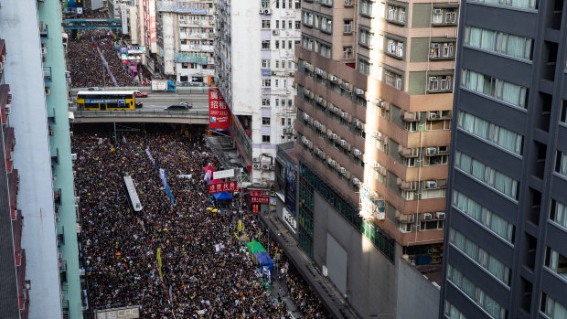 Hundreds of thousands of mostly peaceful protesters took to the streets for the third day in recent weeks.