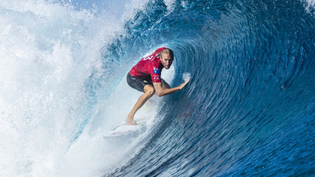 File photo of Owen Wright, who has gained revenge for his defeat to Gabriel Medina in last year's Tahiti Pro final.