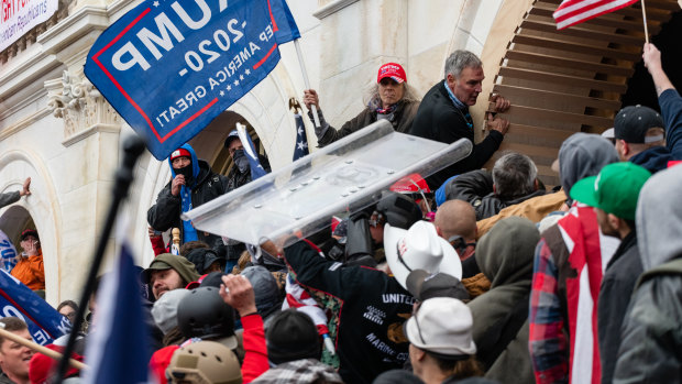 The assault on the Capitol on January 6.