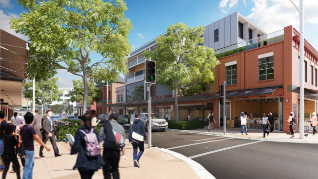 Good Street in Granville ... an artist's impression of how it could look as the Greater Sydney Commission rolls out 32 projects to revitalise the Parramatta Road corridor.