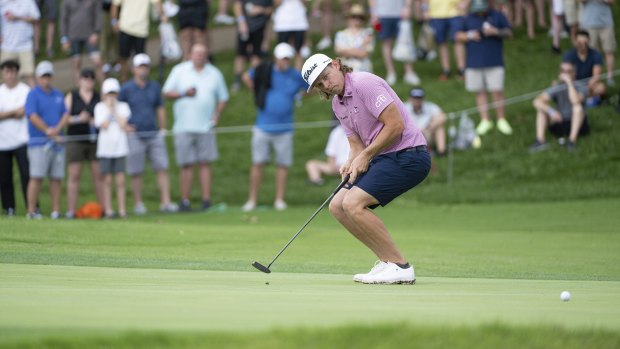 Cameron Smith during the final round of the LIV Golf Tulsa event.