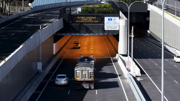 Traffic on the new M4 East has been higher than Transurban expected.