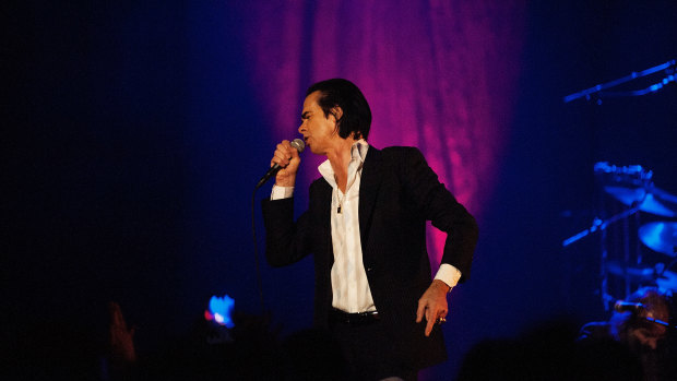 Nick Cave in Melbourne in 2014.