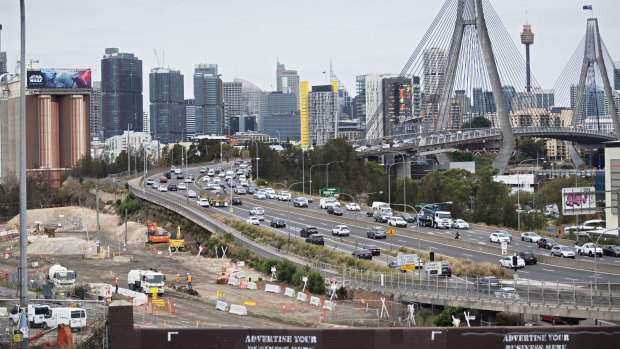 The WestConnex tollroad is not due to be finished until 2023.