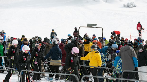 Snow resorts are wary of "uncontrolled" crowds when they reopen.