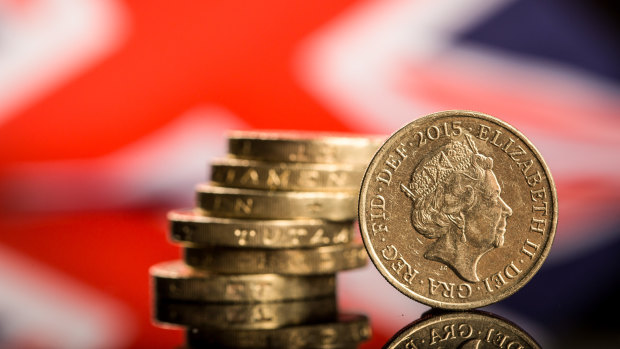 The pound has slumped around 2 cents against the US dollar.