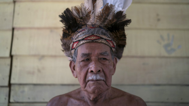 Gervasio de Sousa, a Pataxo Ha-ha-hae indigenous man, whose community is heavily impacted by disaster on the Paraopeba River.
