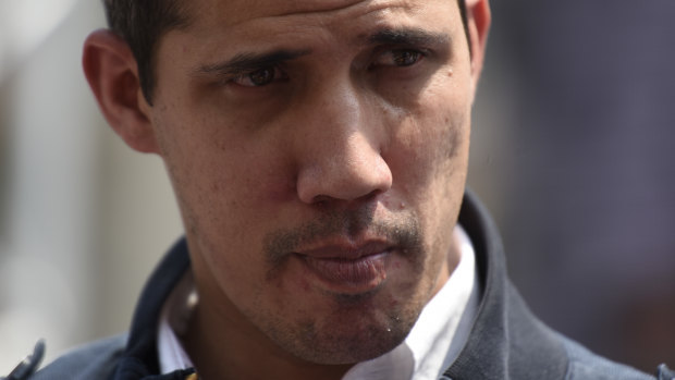 Target of the government: Opposition Leader Juan Guaido.