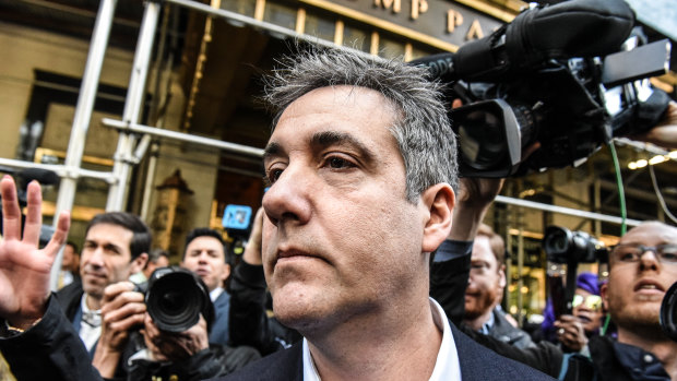 Michael Cohen, former personal lawyer to Donald Trump, leaves his Manhattan apartment bound for prison.