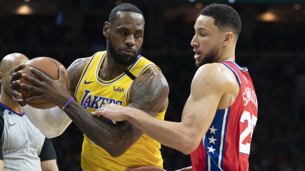 LeBron James has picked Ben Simmons in his All-Star team.
