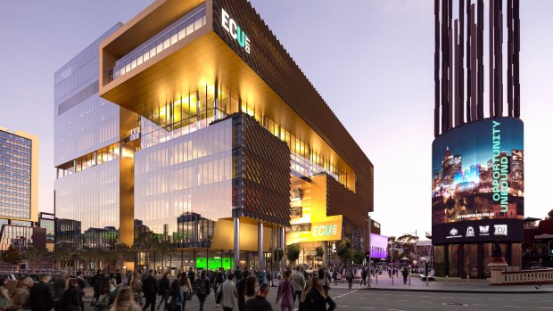 ECU City will comprise 11 “super levels” in the heart of Perth CBD. 