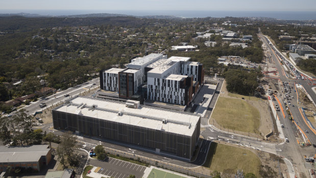 The hospital opened to much fanfare last month. 