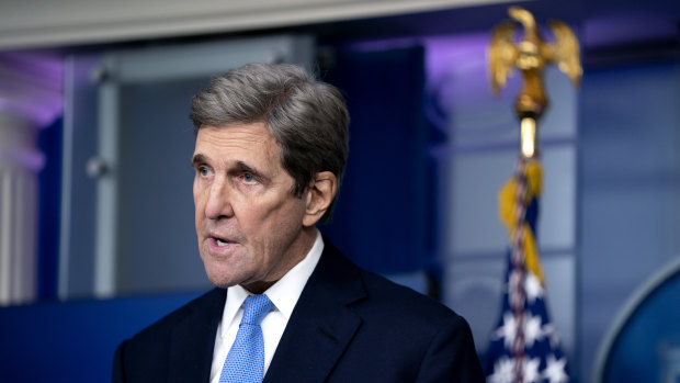 US climate envoy John Kerry says the planet is “screaming at us” to act on carbon emissions.
