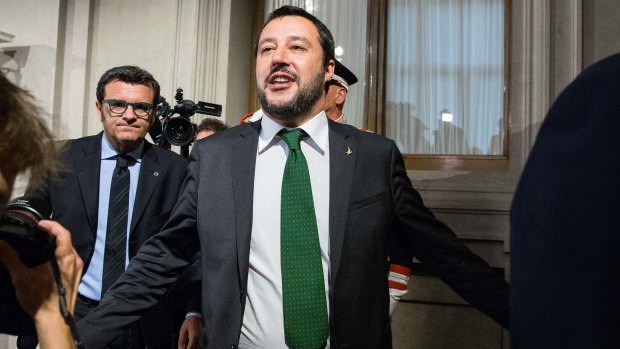 Matteo Salvini, leader of the anti-immigrant party League, will form a coalition government. 