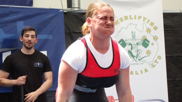 Powerlifter Molly Star.