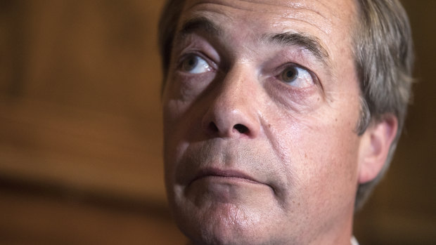 Nigel Farage, leader of the Brexit Party.
