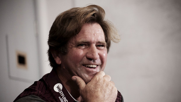"It's not about this old fossil" ... Manly coach Des Hasler.