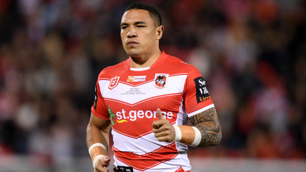 Tyson Frizell might have played his last game for the Dragons after agreeing to terms with the Knights for next year.