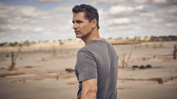 Eric Bana as the Australian Federal Police detective who returns to his home town to investigate an apparent murder-suicide in The Dry. 