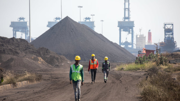 Adani's port and power facilities in Mundra.