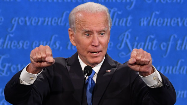 Joe Biden talked about the "empty chairs" in people's homes because of the coronavirus. 