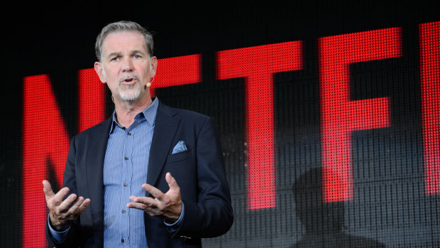 Reed Hastings, chief executive of Netflix, says there's enough room for everyone in Hollywood.