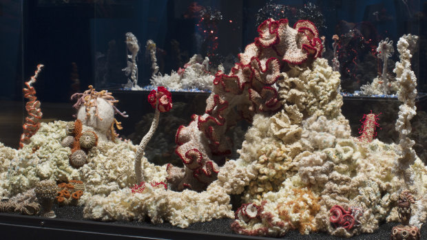 Bleached Reef at the Museum of Arts and Design, New York. 
