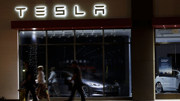 Since trading at $US900 earlier this year, Tesla shares have slumped by a third.