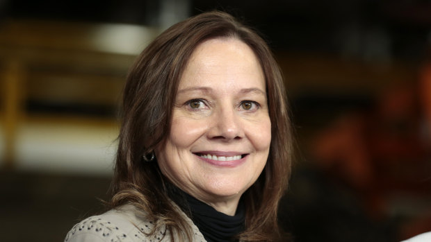 Paving the way: GM chief Mary Barra.