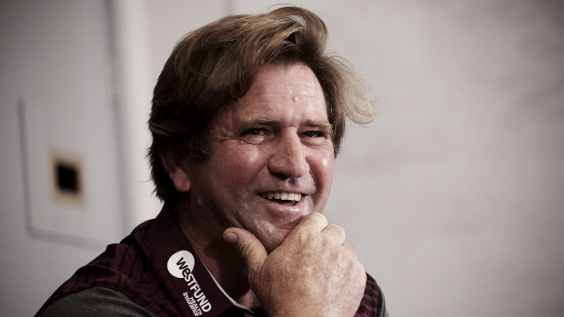 He's back: Des Hasler is unveiled as Manly's new head coach on Monday.