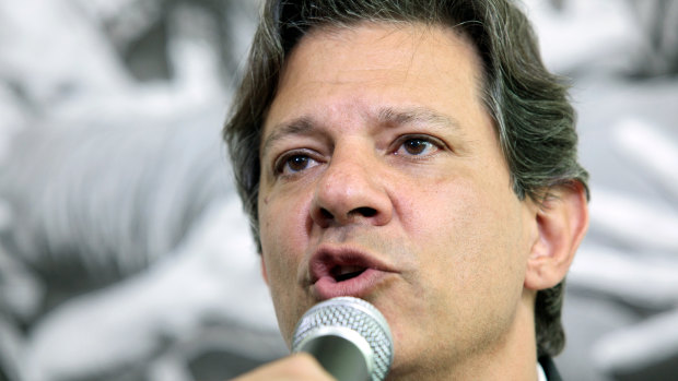 Fernando Haddad, presidential candidate for the Workers' Party.