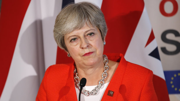 Reporters said May was shaking and looking visibly nervous as European leaders rejected her Brexit plan.