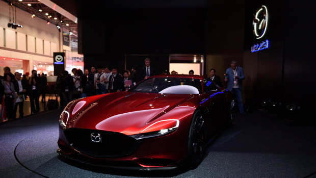 Mazda says all its vehicles will come with electric power by 2030. 